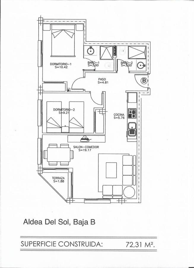 Baja B Beauty, Lo Pagan Apartment Murcia Bagian luar foto
